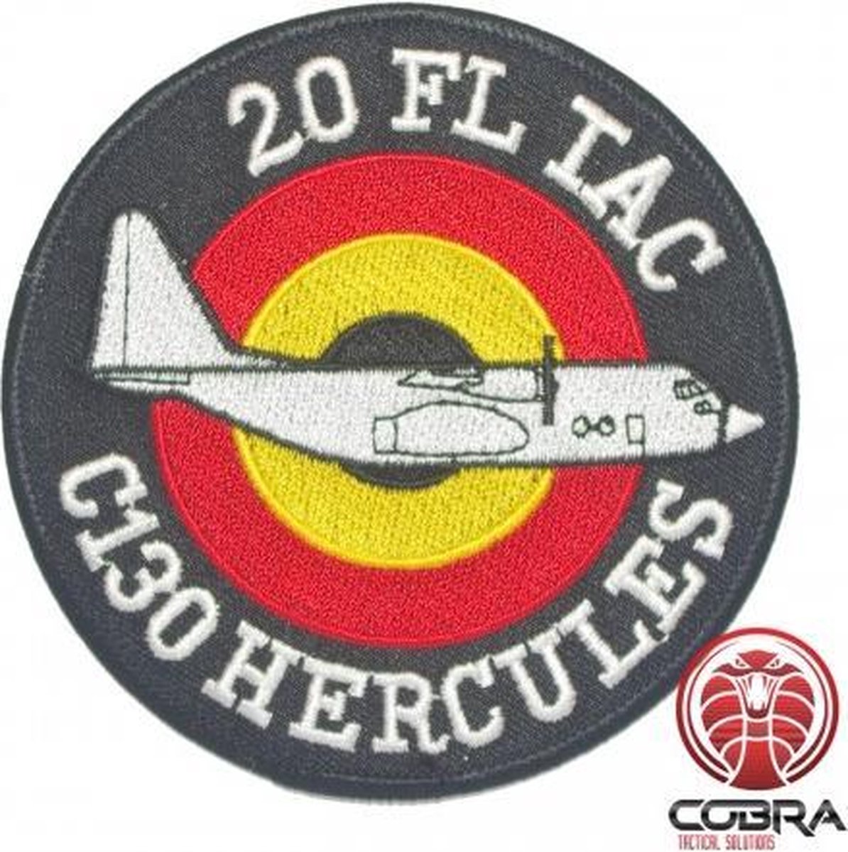 Belgian Air Force 20 FL TAC C130 Hercules aviation geborduurde patch | Strijkpatches | Military Airsoft